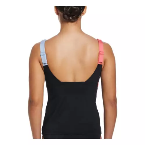 Women's Nike Colorblock Scoop Neck Tankini Swimsuit Women's Nike Colorblock Scoop Neck Tankini Swimsuit -Best Apparel Shop 09990918647 1