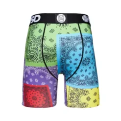 Men's PSD Patchwork Boxer Briefs -Best Apparel Shop 19479509886 2