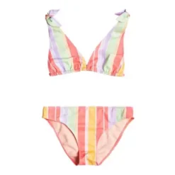 Girls' Roxy Ocean Treasure Elongated Tri Bikini Set Swimsuit