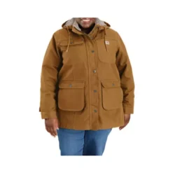 Women's Carhartt Loose Fit Washed Duck Jacket -Best Apparel Shop 19583628851 4