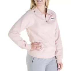 Women's The North Face Heritage Patch 1/4 Zip Pullover -Best Apparel Shop 19624969896 1