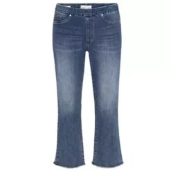 Women's Tribal Audrey Pull On Straight Crop Jeans